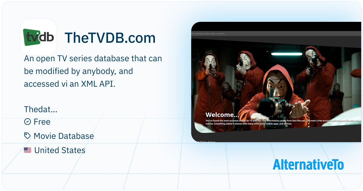 TheTVDB.com: An open TV series database that can be modified ...