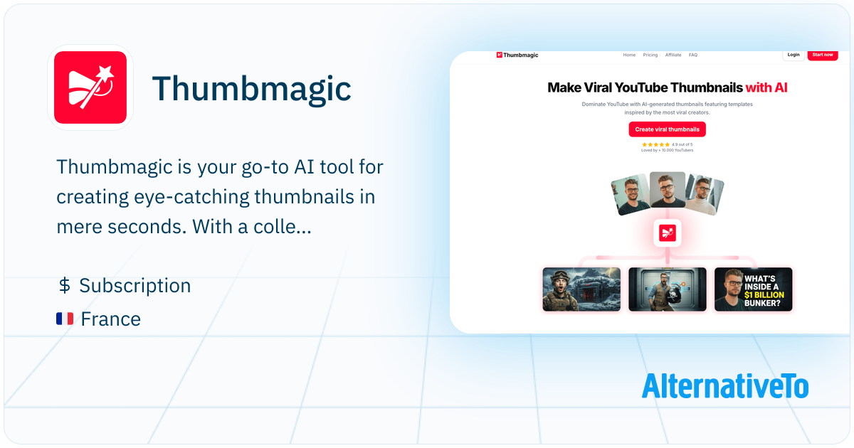 Thumbmagic: AI templates for quick, customizable YouTube thumbnail ...
