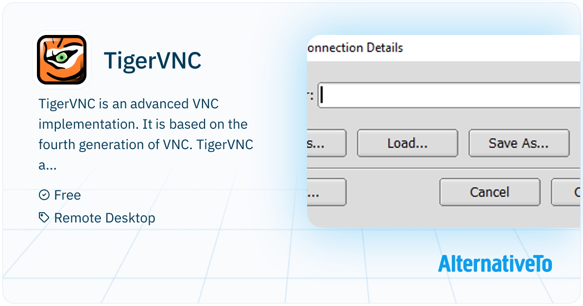 Tigervnc Rdp TigerVNC: Advanced VNC implementation | AlternativeTo