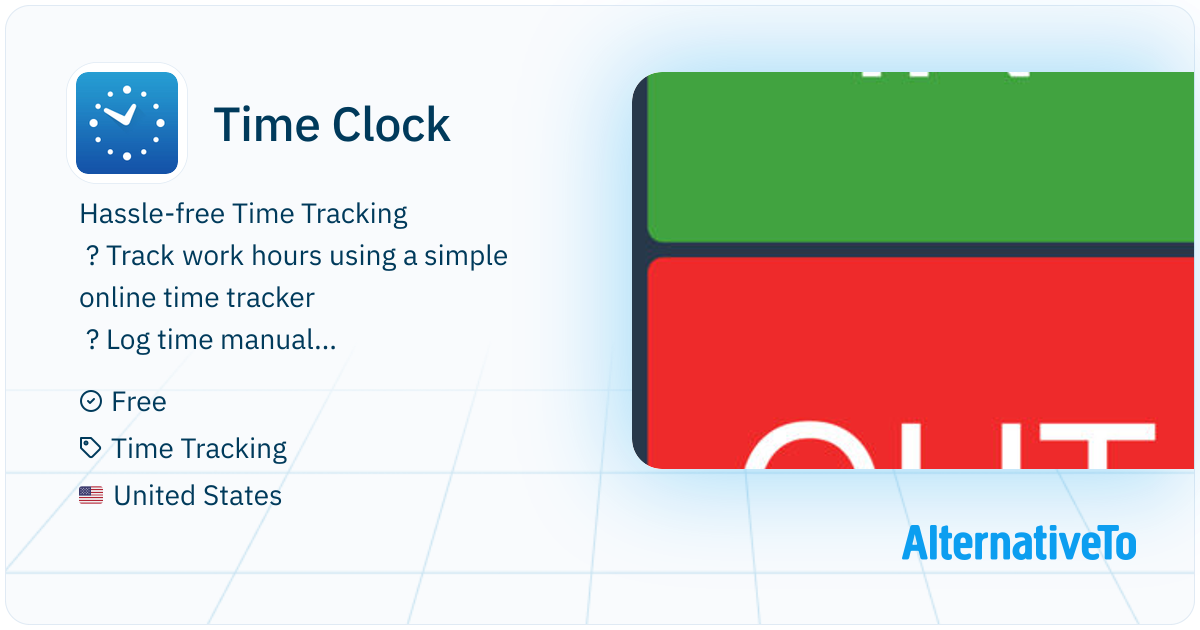 Time Clock: Simple time tracker and timesheet mobile and web app that ...