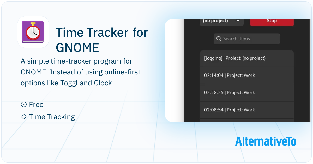 Time Tracker for GNOME: A time-tracker program that can sync with local ...