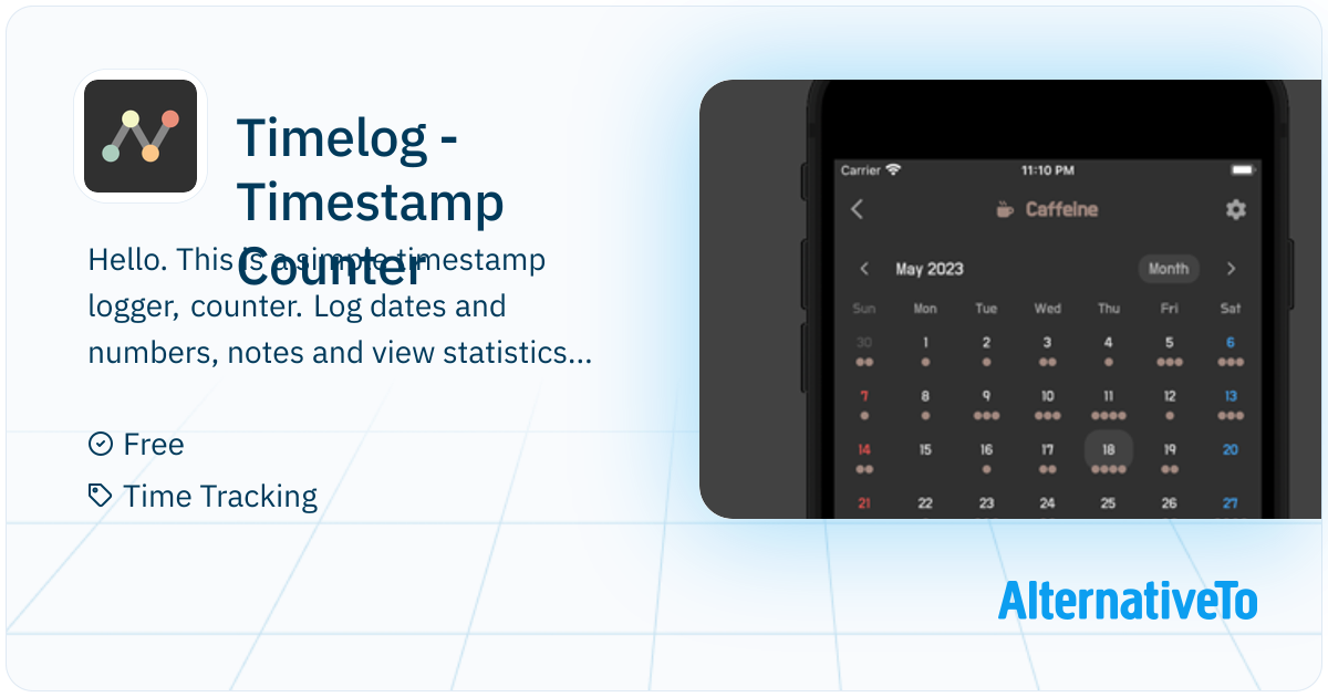 Timelog - Timestamp Counter: This is a simple timestamp logger, counter ...