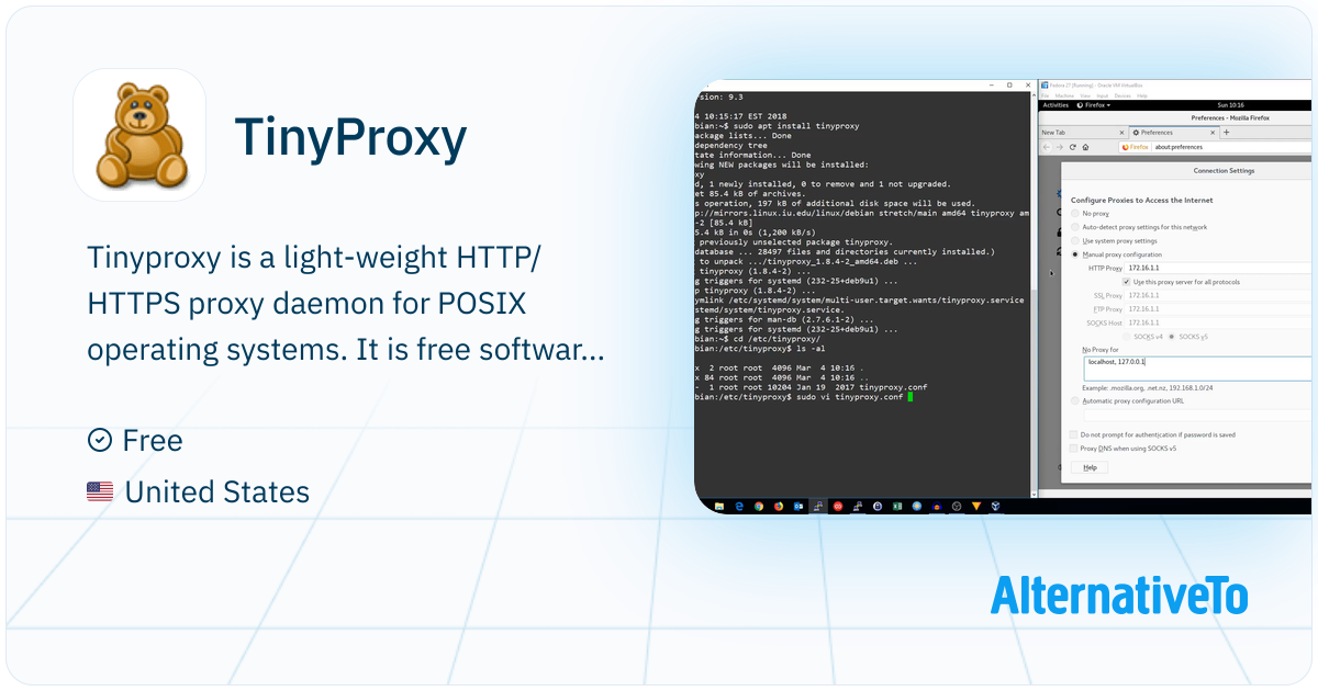 TinyProxy: Tinyproxy is a light-weight HTTP/HTTPS proxy | AlternativeTo