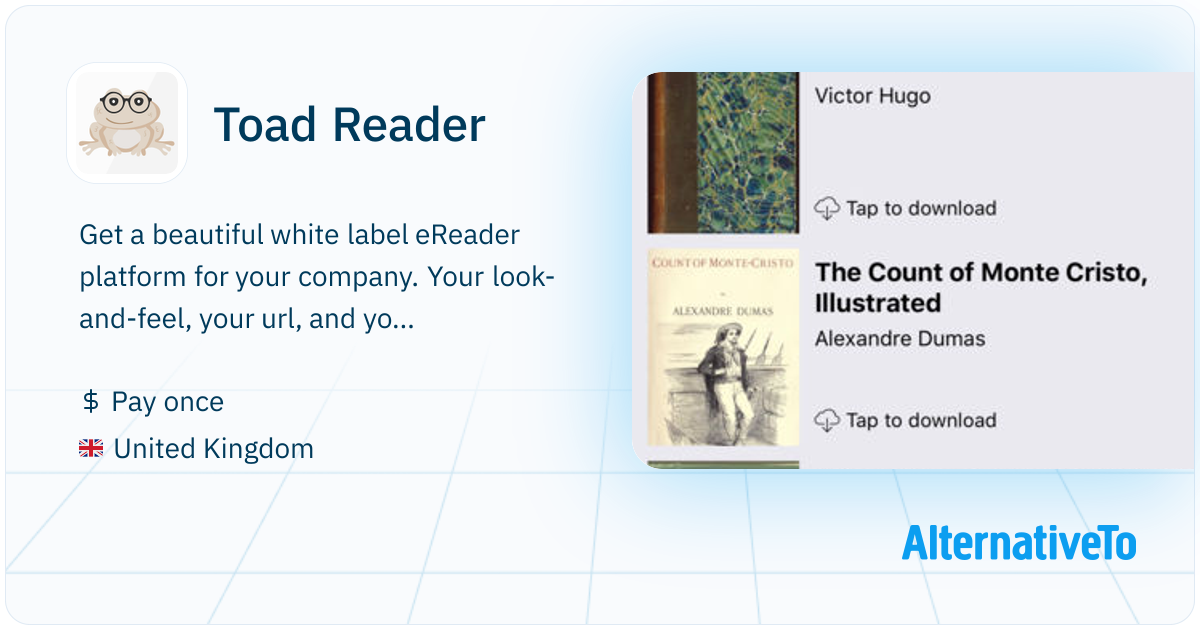 Toad Reader: Beautiful white label eReader platform with first-class ...