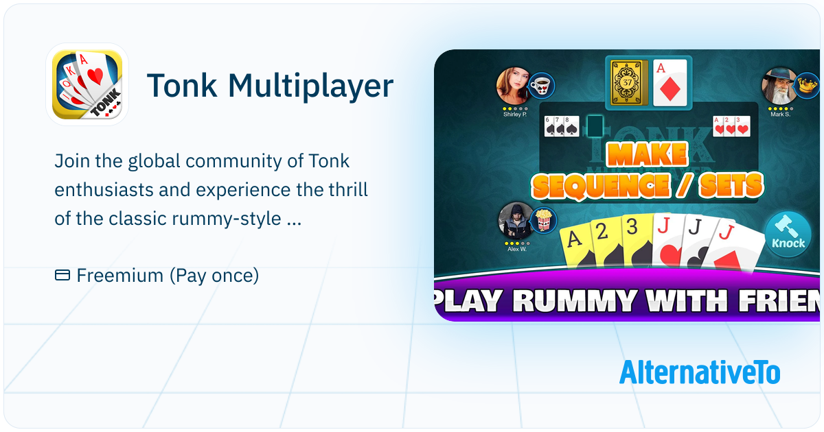 Tonk Multiplayer: Engage in Tonk Multiplayer Fast-Paced Card Game. Play ...