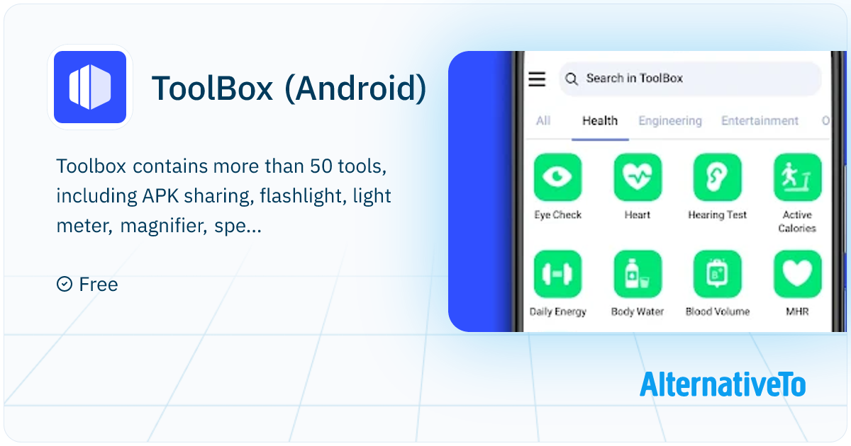ToolBox (Android): Toolbox contains more than 50 tools, including APK ...