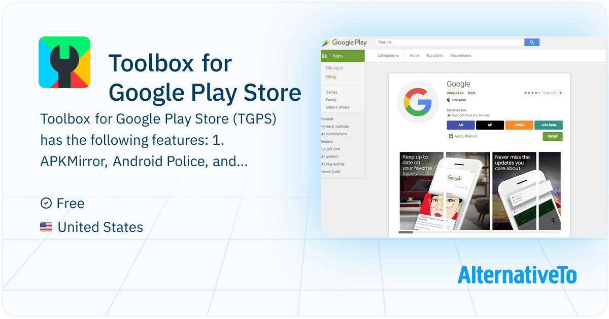 Toolbox for Google Play Store: Enhances the Google Play Store with ...