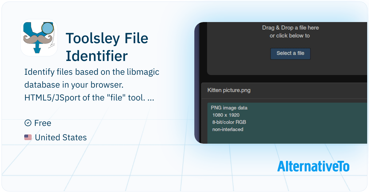 Toolsley File Identifier: Identify files based on the libmagic database ...