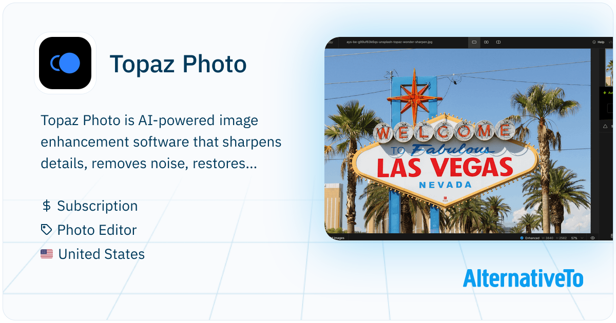 Topaz Photo: Is AI-powered photo editing software that sharpens ...