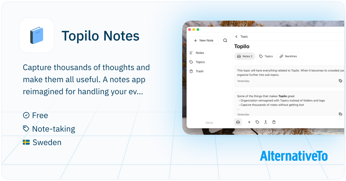 Topilo Notes Topilo Notes: Capture thousands of thoughts and make them all ...