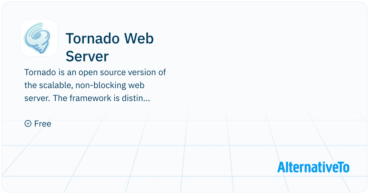 Tornado Web Server: Tornado is an open source version of the ...
