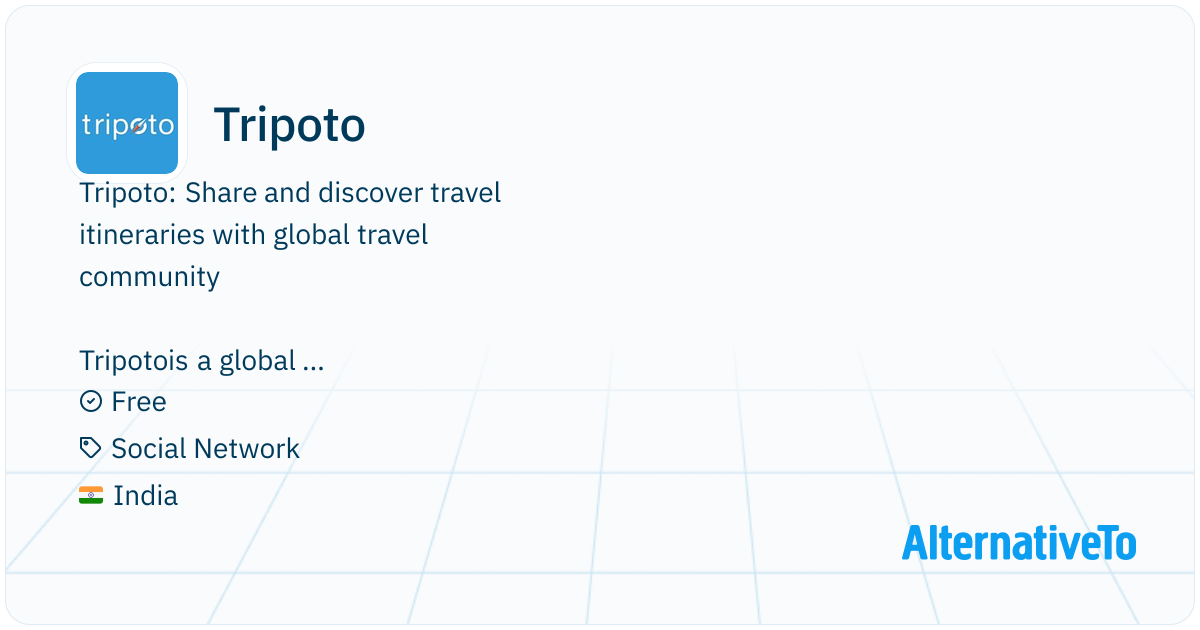 Tripoto: : Share and discover travel itineraries | AlternativeTo