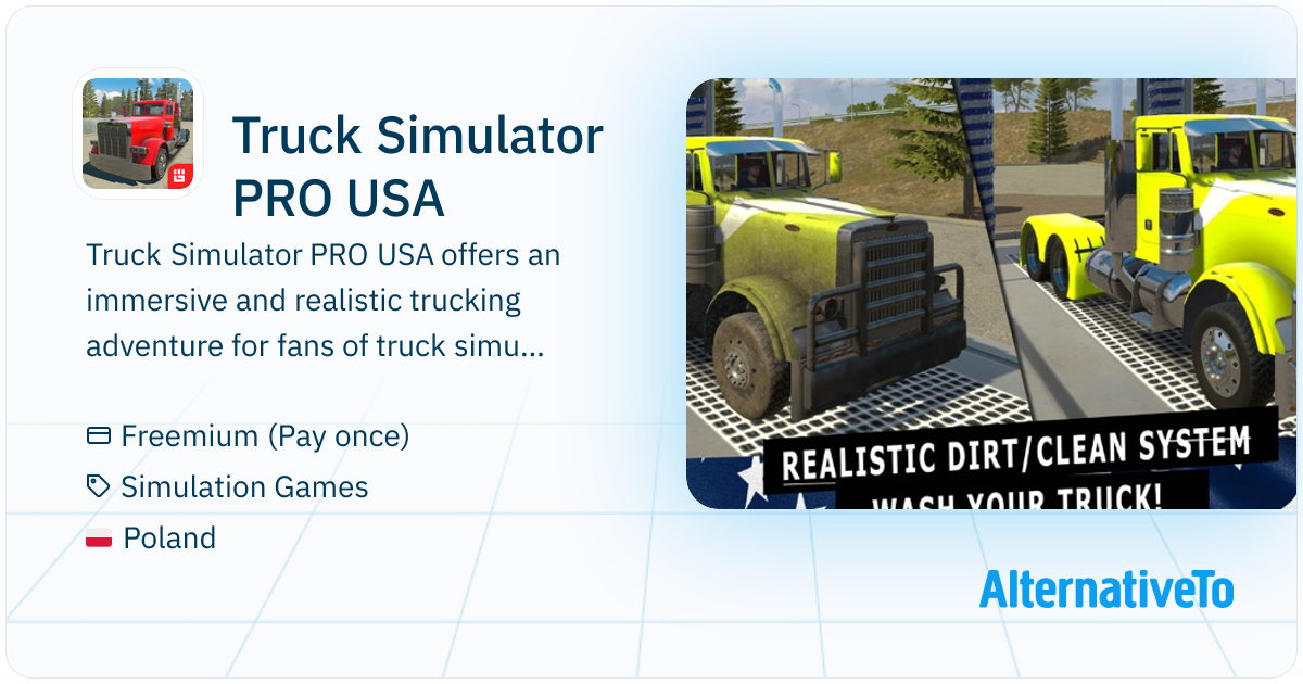 Truck Simulator PRO USA: Offers an immersive and | AlternativeTo