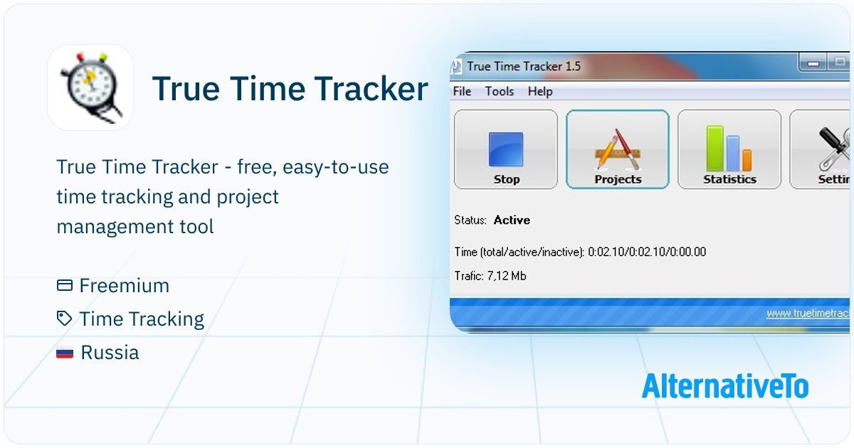 True Time Tracker: - free, easy-to-use time | AlternativeTo