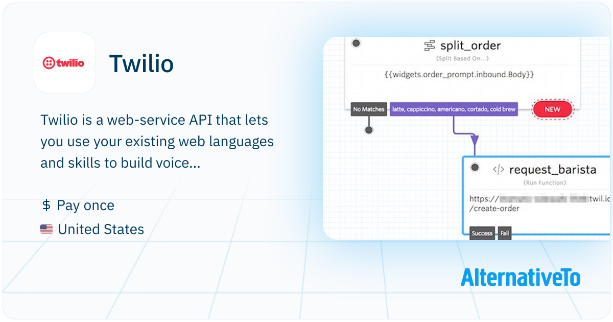 Twilio: Web-service API that lets you use | AlternativeTo