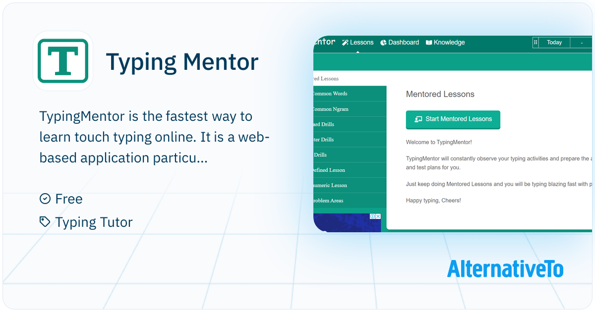 Typing Mentor: This is a free typing practice web app with unique ...