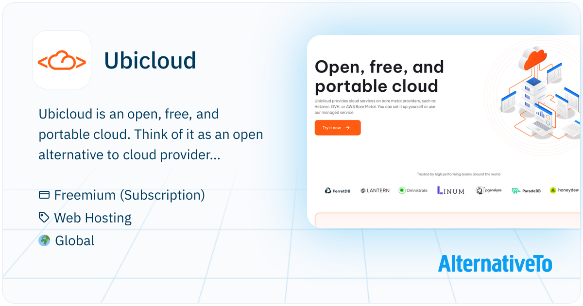 Ub Cloud Storage Module Ubicloud: Open, free, and portable cloud. Elastic compute, block ...