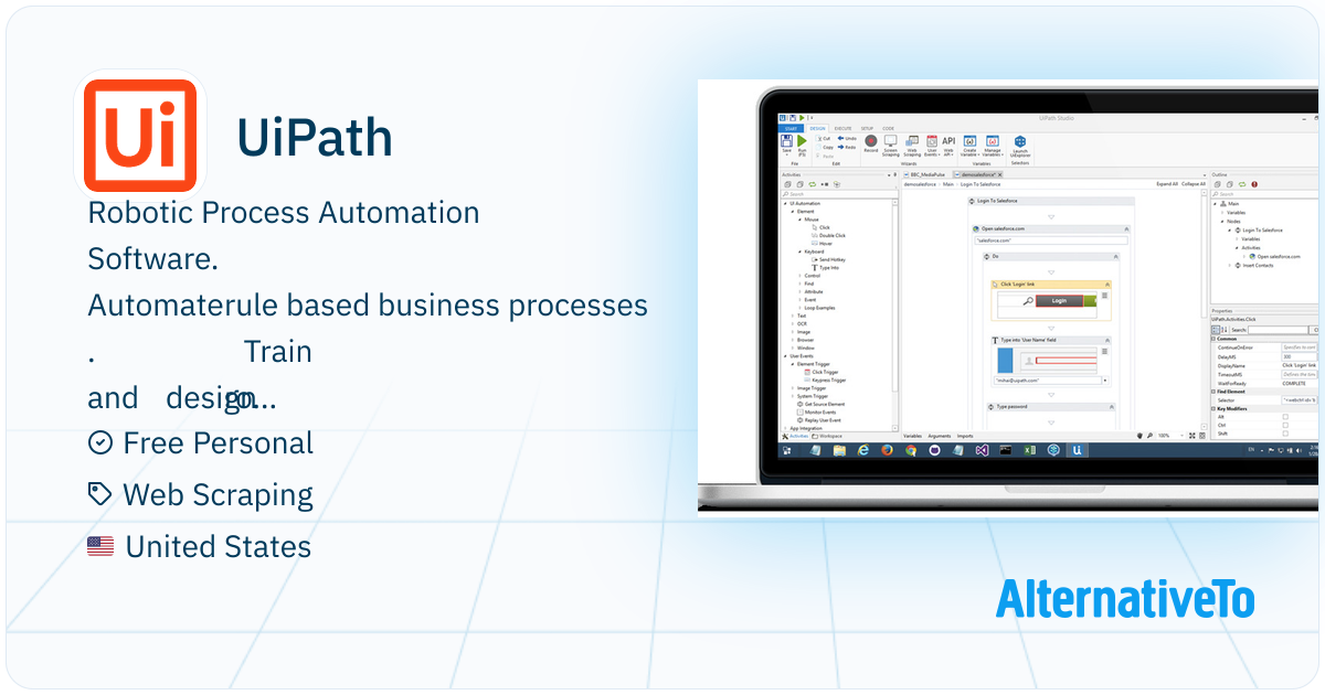 UiPath: A free, fully-featured, and extensible tool for automating any ...