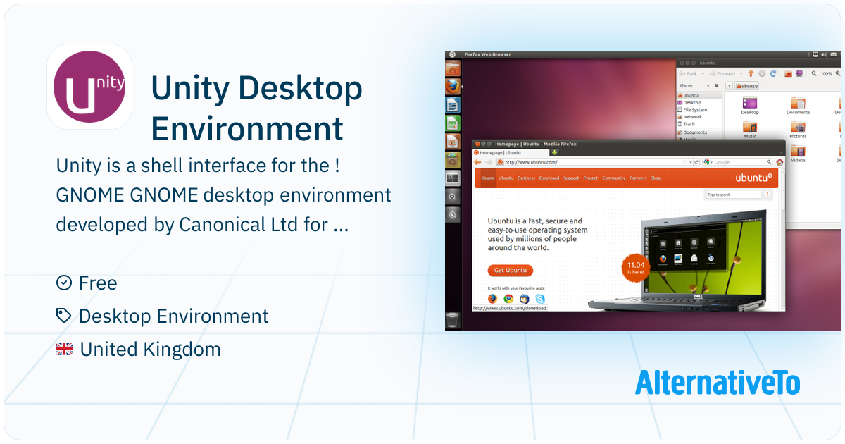 Unity Desktop Environment: Unity is a shell interface for the Gnome ...