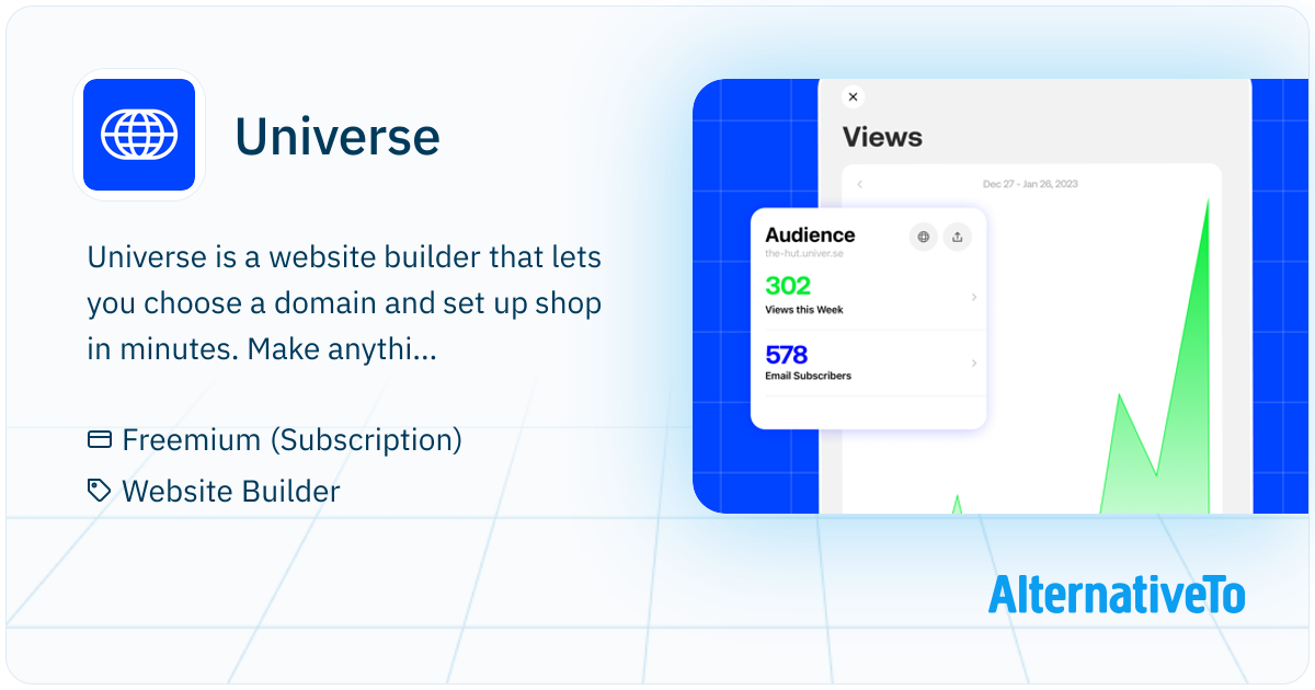 Universe: Visual, no-code website builder that you can use from any ...
