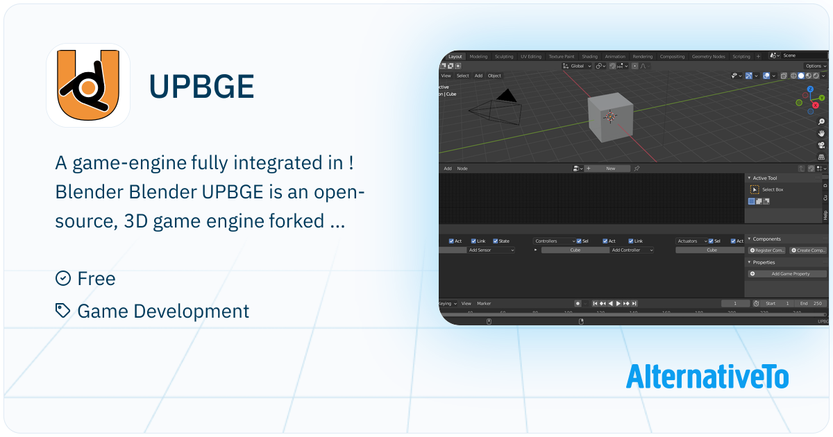 UPBGE: A extremely powerful application to make games in python as well ...