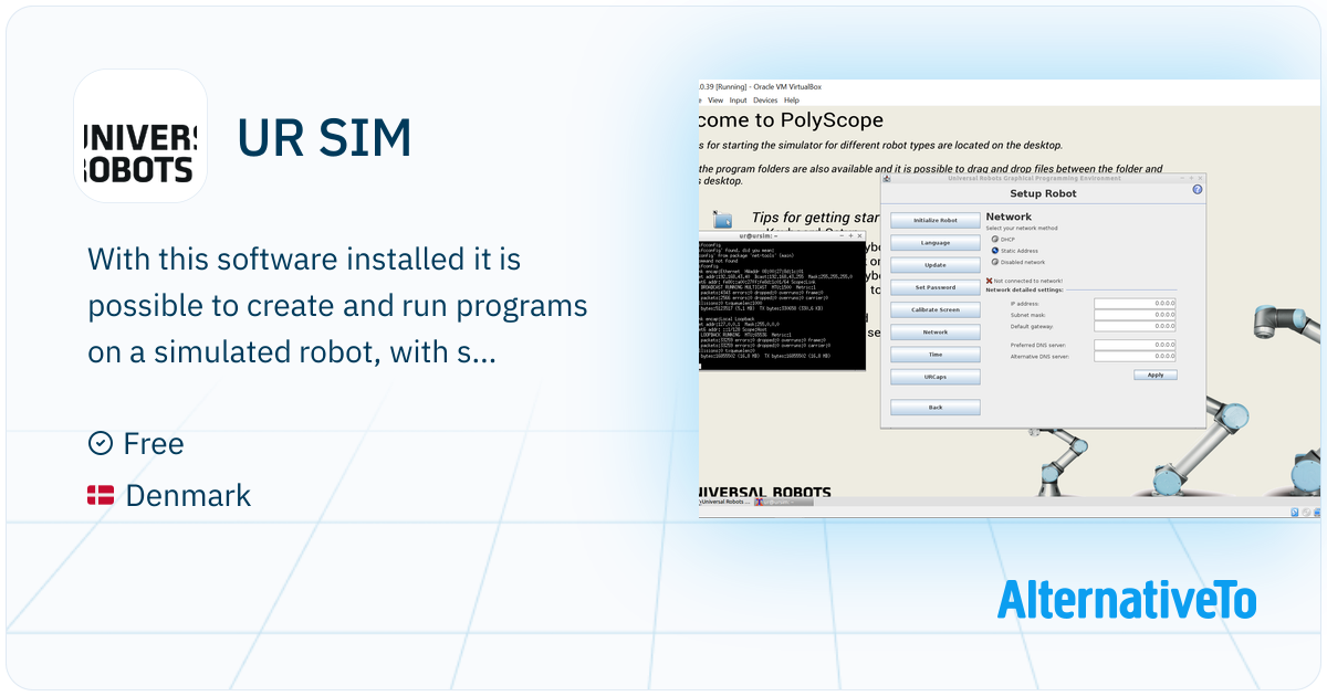 UR SIM: URSim is a simulation software that is used for offline ...