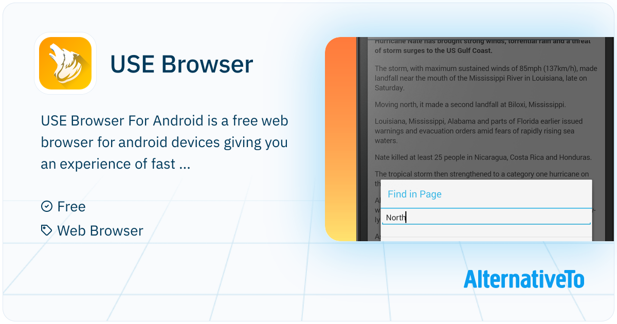 USE Browser: For Android is a free web browser for android devices ...