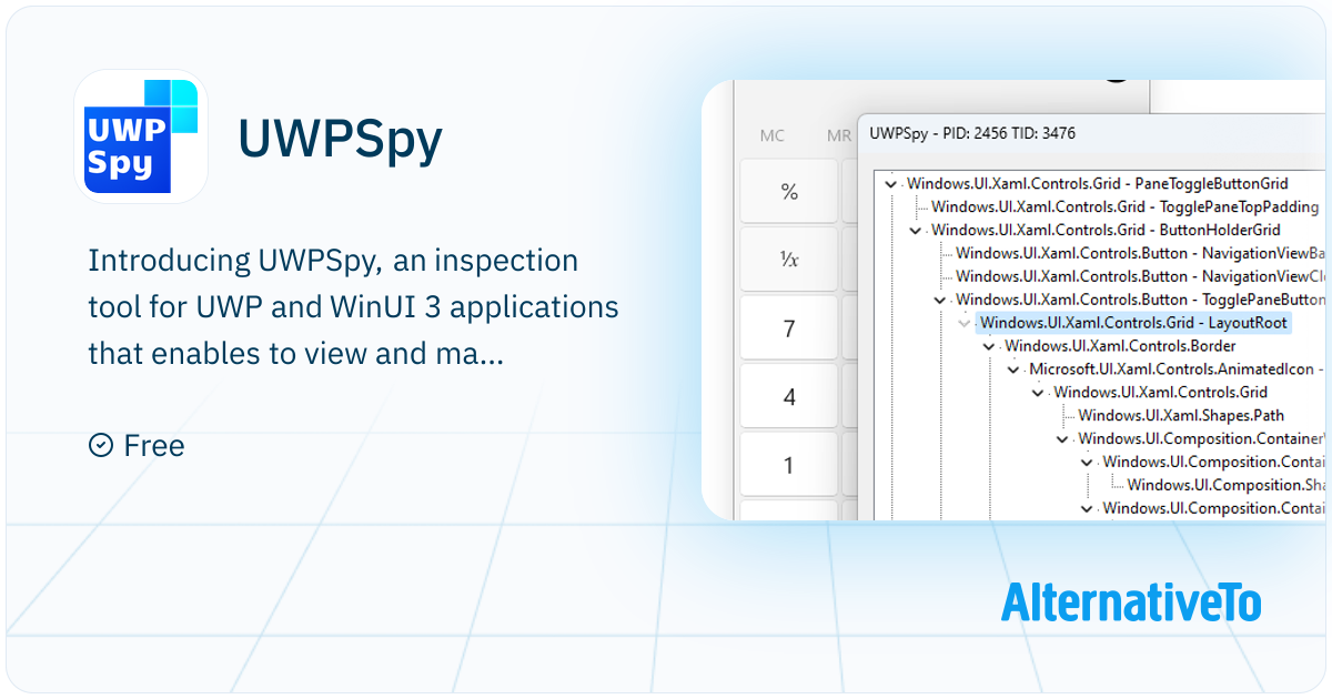 UWPSpy: An inspection tool for UWP and WinUI 3 applications ...