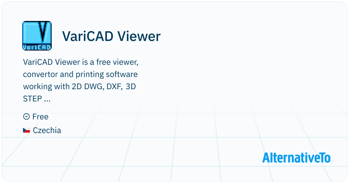 VariCAD Viewer: Free viewer, convertor and printing software working ...