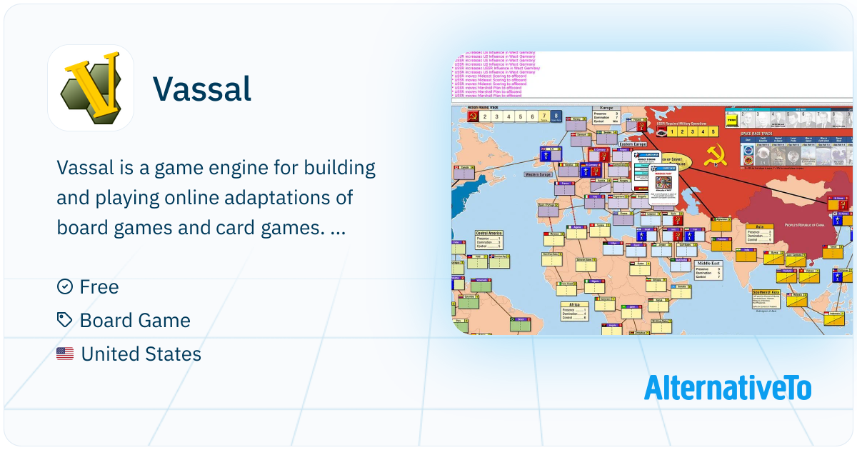 Vassal: Game engine for building and playing | AlternativeTo