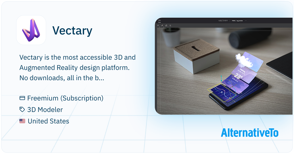 Vectary: The most accessible 3D and Augmented Reality design platform ...