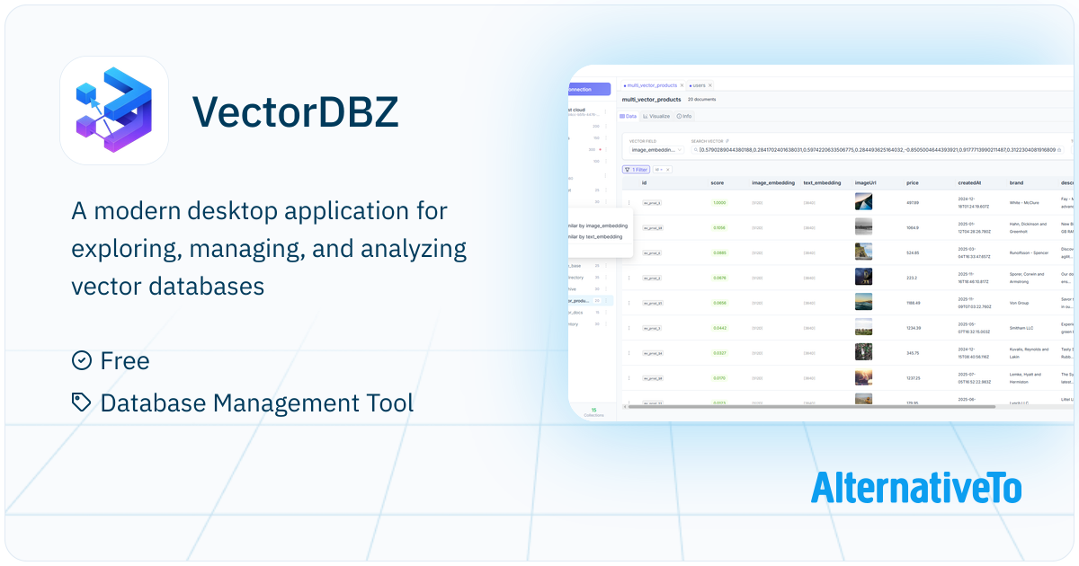 VectorDBZ: A modern desktop application for exploring, managing, and ...