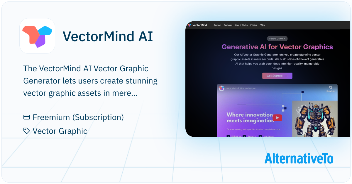 VectorMind AI: The VectorMind AI Vector Graphic Generator lets ...