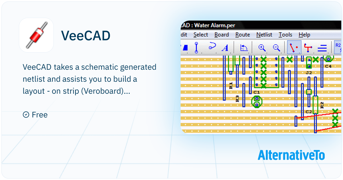 Veecad VeeCAD: Takes a schematic generated netlist and assists you to build a ...