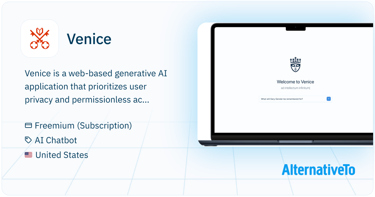 Venice: Private, permissionless generative AI app offering text, code ...