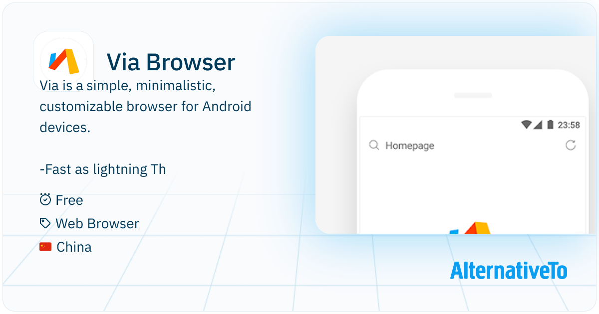 Via Browser: The smallest and fastest browser, but so powerful with ...