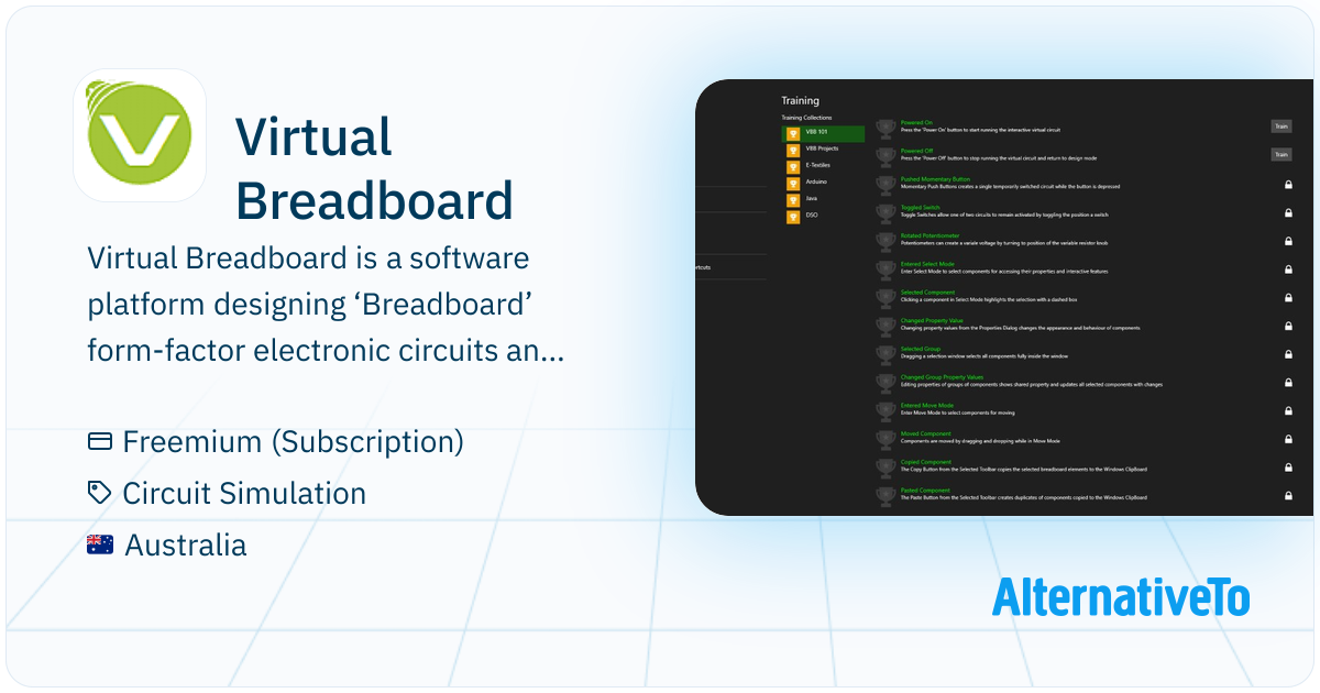 Virtual Breadboard: It is a circuit simulator on a virtual breadboard ...