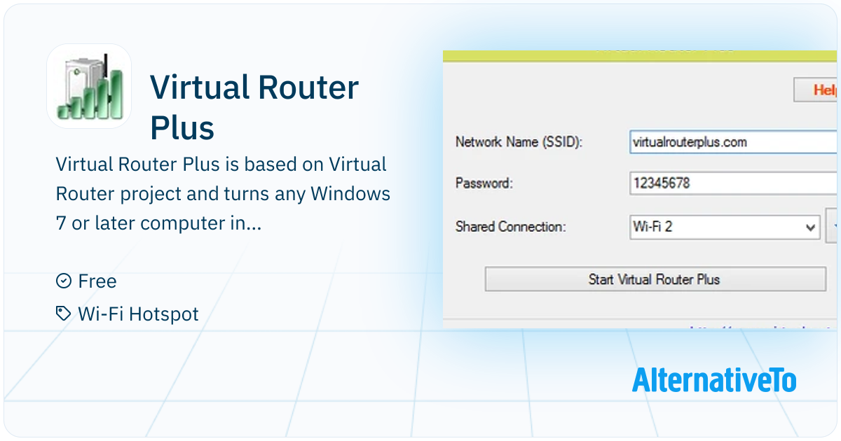 Virtual Router Plus: Is based on Virtual Router | AlternativeTo