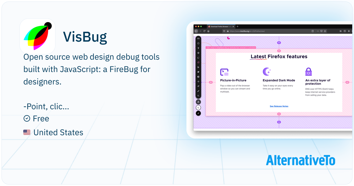 VisBug: Open source web design debug tools built with JavaScript: a ...