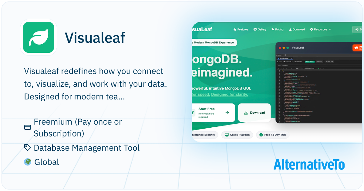 Visualeaf: VisuaLeaf is a modern, fast MongoDB GUI tool featuring ...