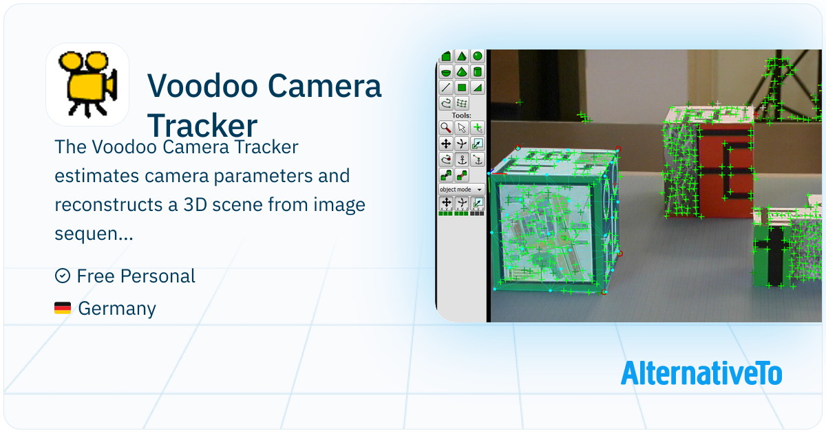 Voodoo Camera Tracker: This non-commercial software tool is developed ...