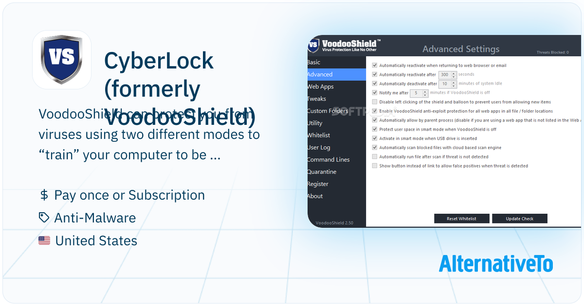 CyberLock (formerly VoodooShield): VoodooShield can protect you from ...