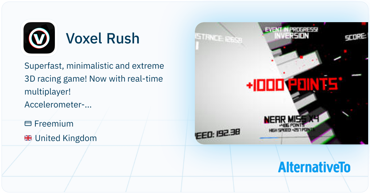 Voxel Rush: Superfast, minimalistic and extreme 3D racing game ...