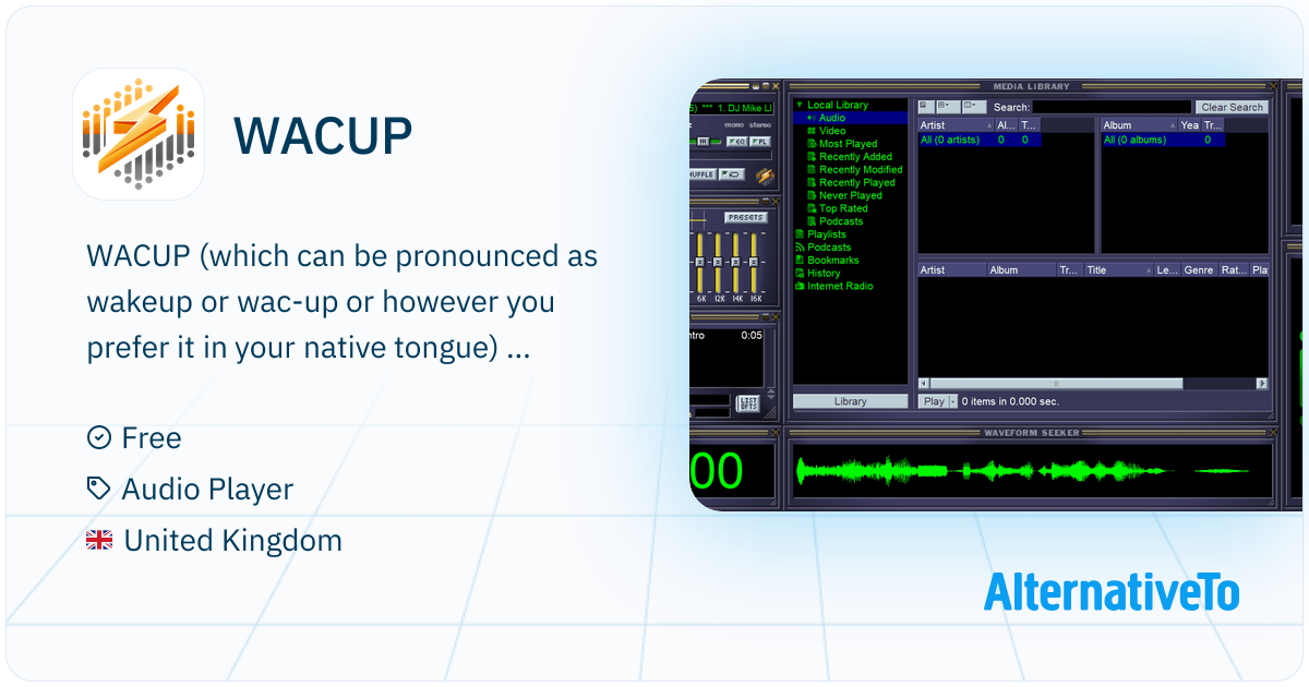 Wacup Visual WACUP: Independent project to provide new features & bug fixes for ...