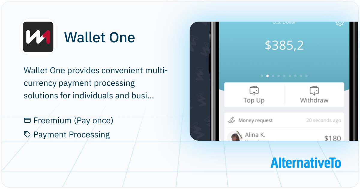 Wallet One: All in one payment processing solution and multi-currency ...