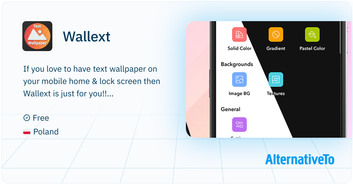 Wallext: Text wallpaper maker with custom Text & Background for Lock ...