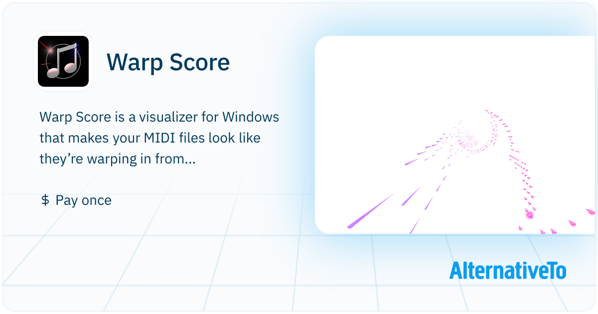 Warp Score: Visualizer for Windows that makes | AlternativeTo