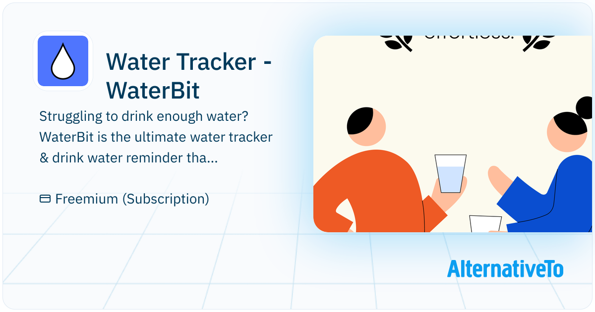 Water Tracker - WaterBit: A comprehensive water tracking app helping ...