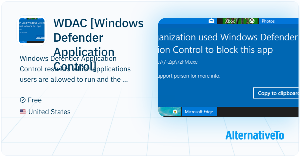 WDAC [Windows Defender Application Control]: WDAC controls which ...