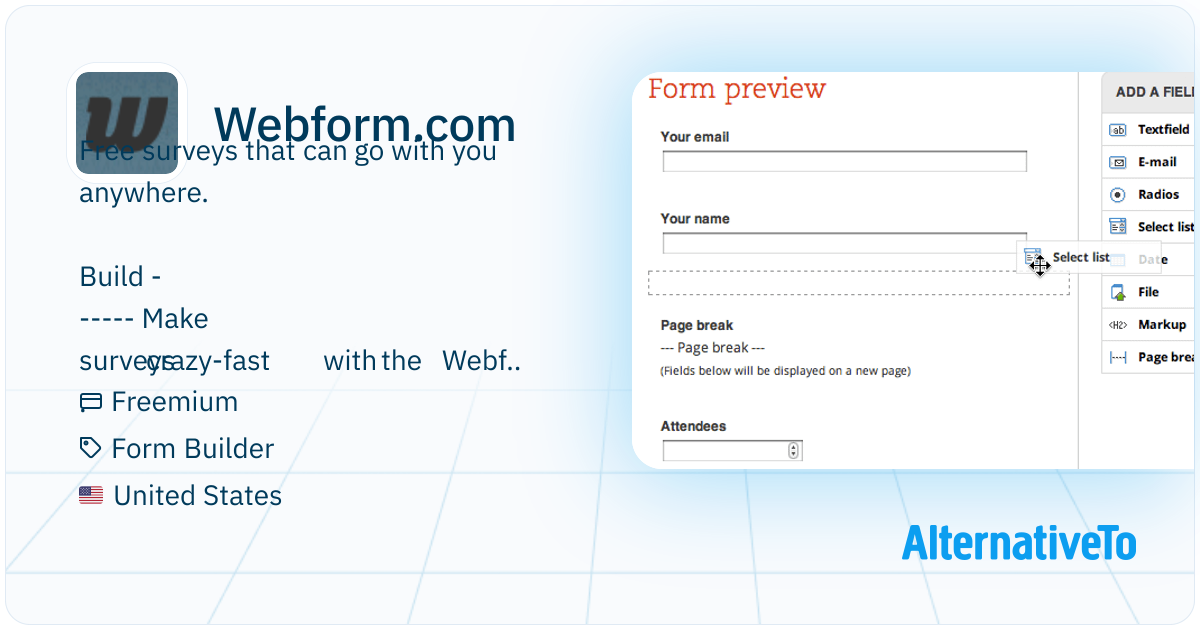 Webform.com: Create free, advanced surveys and export results ...